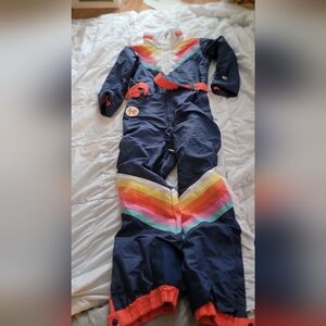 Tipsy Elves Rainbow Retro Ski Suit